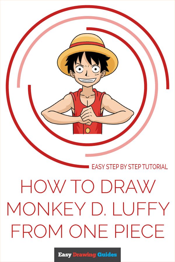 How to Draw LUFFY | One Piece Drawing Tutorial - YouTube