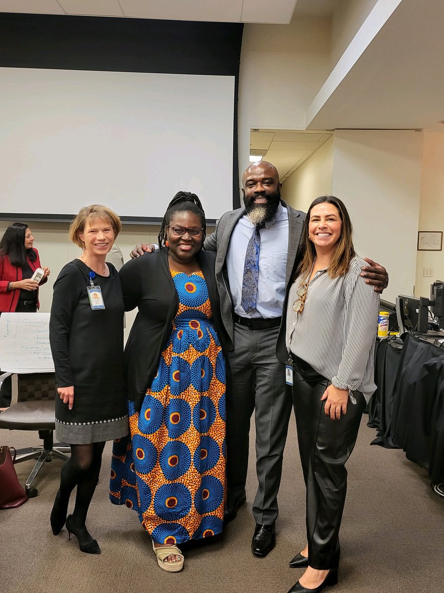 Here is my ACC DEI team who spearheaded this incredible day. I am so blessed to work with a team dedicated to this mission. Stephanie, Akua, and Maghee...onwards and upwards...there is so much work to do!!! @ACCinTouch @HFnursemaghee @GatesCathy #equity #cvd