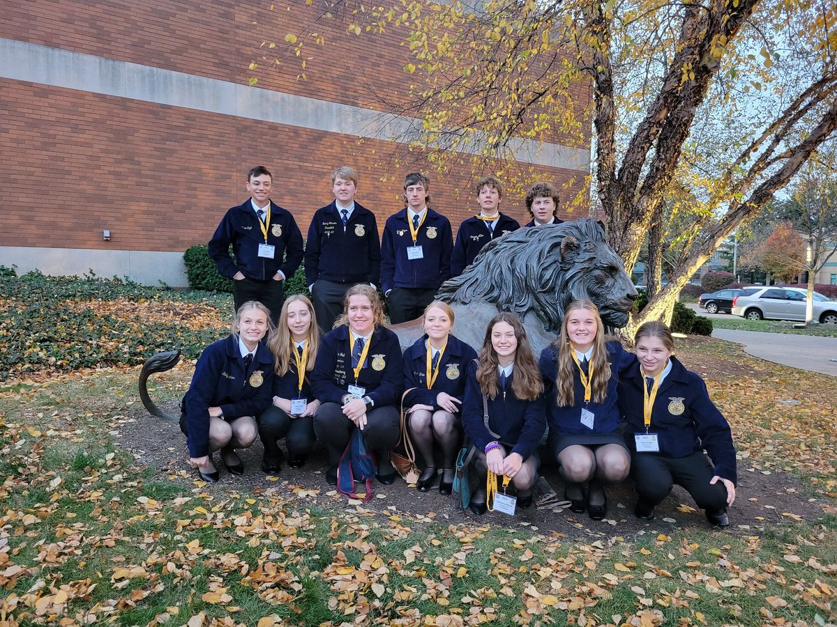 ncasey10's tweet photo. A final day at the 2022 National FFA convention. More time for leadership workshops, service events, convention sessions and lots of networking with businesses and colleges.  Lots of great memories and now homeward bound. https://t.co/VIsDr2ymSc