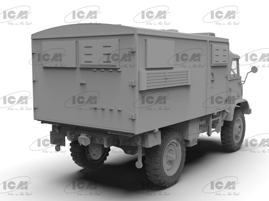 ModelscaleBrig1's tweet image. SOON ON SALE! Unimog S 404 with box body, German military truck
Model kit #35136
Scale 1/35

#icm #icmmodels #newkits #modelism #UnimogS404withboxbody #UnimogS404 #Unimog