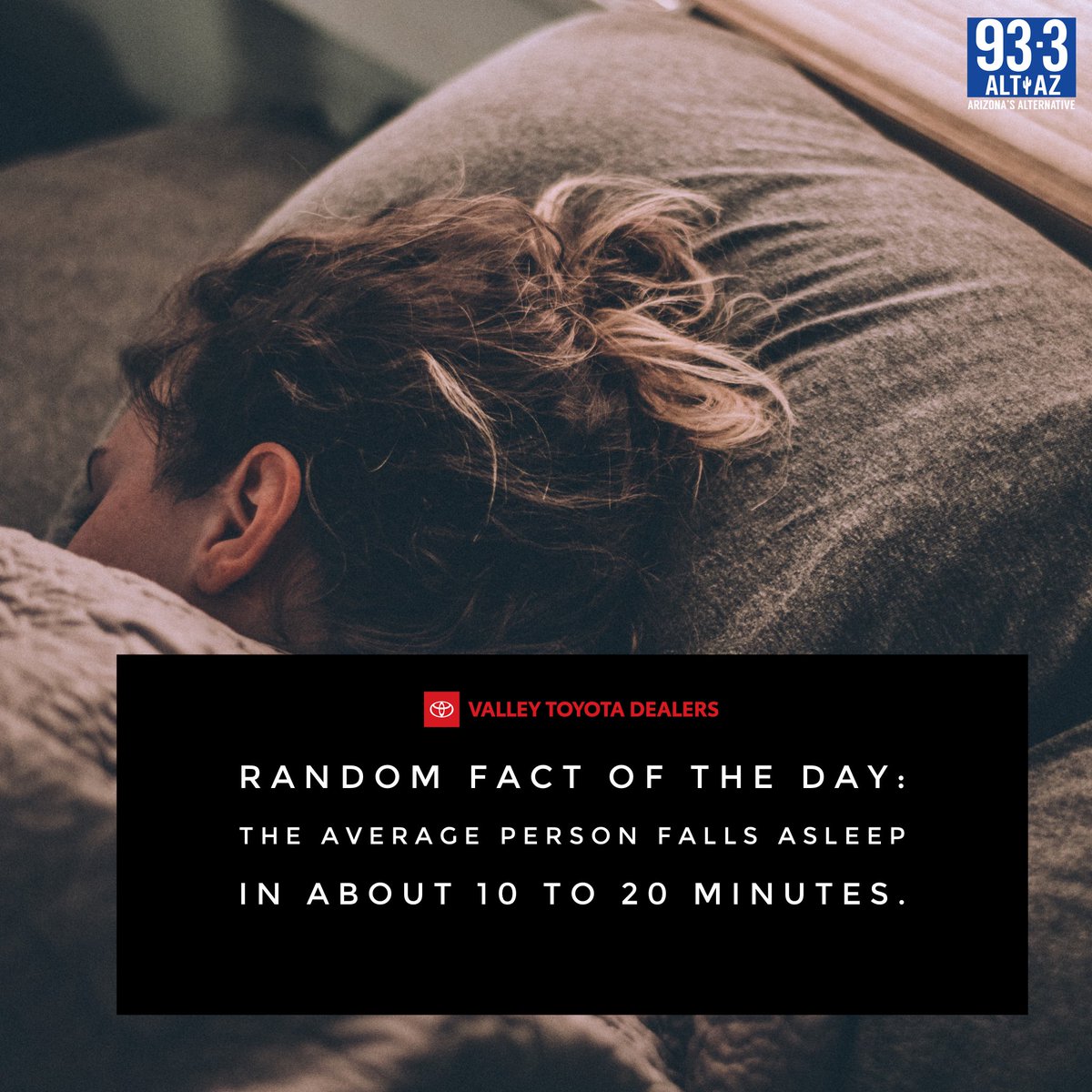 altaz933's tweet image. Sometimes being average sounds nice 😴 - @DustinALTAZ #sponsored