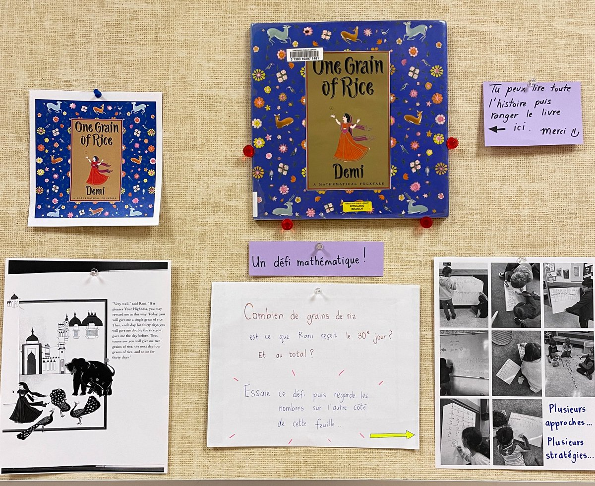 MmeSevie's tweet photo. Math inclusivity. Math through stories. Inspired by @Miss_Dholakia and her workshop at @BCAMT.
@EcoleJQ #vsb39 https://t.co/YPvvSk7W1Q
