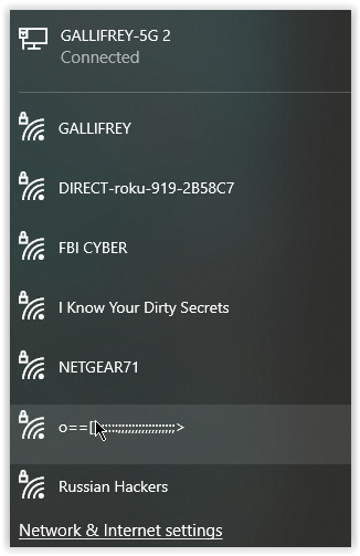 wesleytyler's tweet photo. Show me your SSIDs #SSID #WIFI #networks #showme #comment #whatdoyouhave #NetworkSecurity #cybersecurity #hacking #security #technology #hacker #infosec #ethicalhacking #cybercrime #tech #linux #cyber #hackers #informationsecurity #cyberattack #programming #malware #kalilinux https://t.co/H8wVA9wTrh