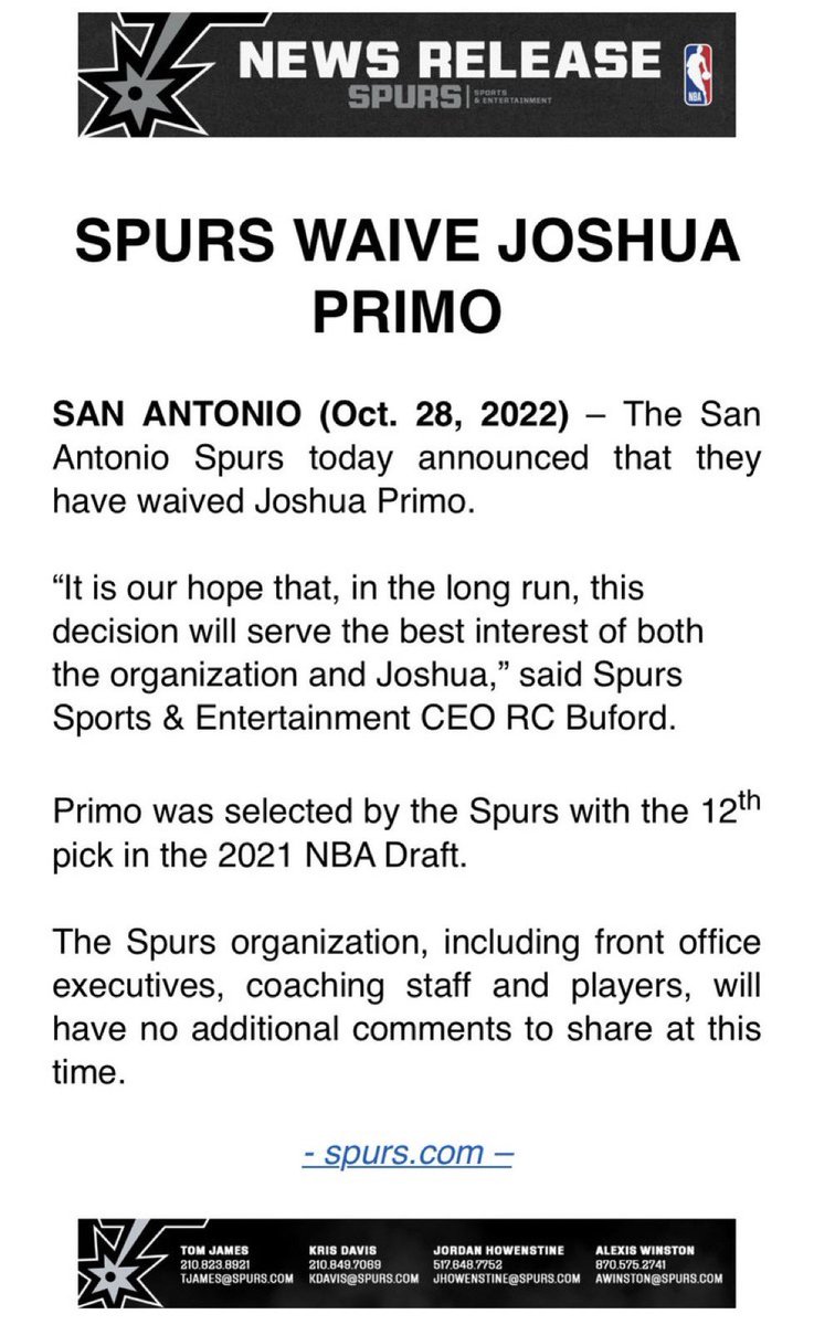Teams showing interest in Josh Primo?