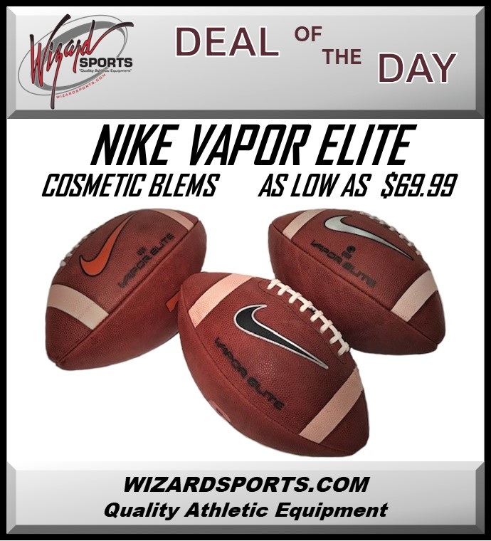 Nike Vapor Elite Cosmetic Blem Footballs - *|wizardsports.com/football/footb…|*