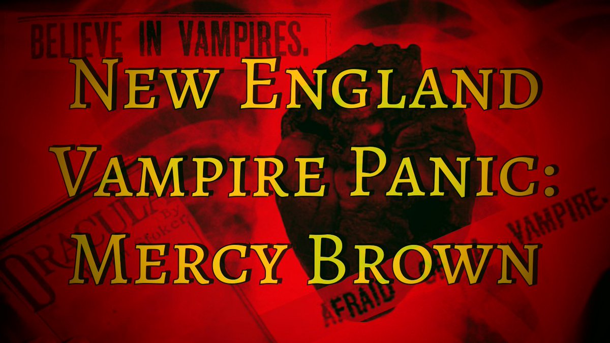 Lots of new videos up on my YT channel (Strange In Maine), though I haven't been sharing here lately (my health sucks, couldn't keep up with social media for awhile 😵‍💫). This is today's upload:
#vampirepanic #horrorcommunity #mercybrown #Halloween2022

youtu.be/bi7jTn10HSU