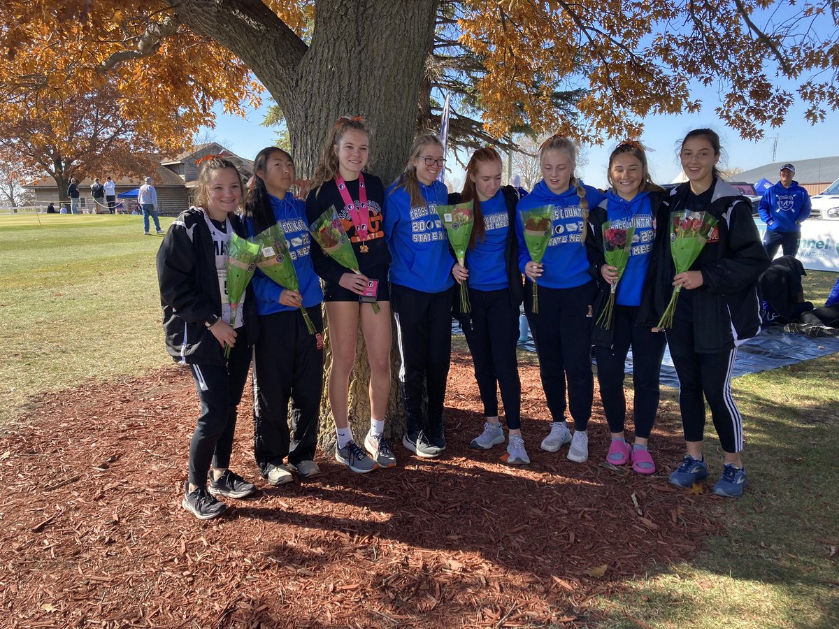 Madrid girls 10th at state!