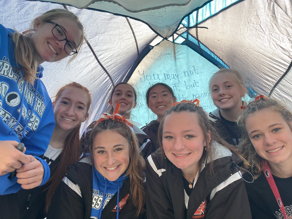 Adding their meet results to the tent, these ladies go down in history!