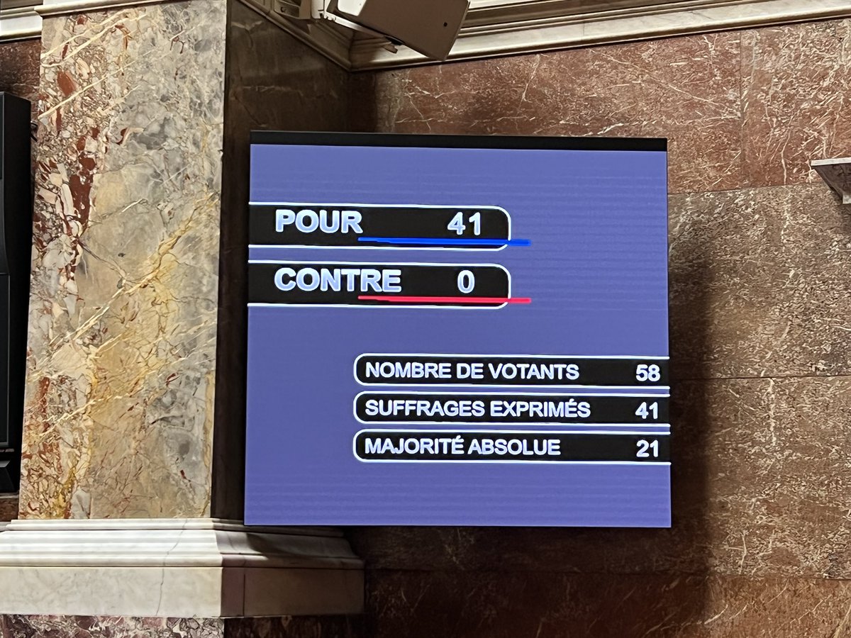 Nous venons d’adopter à la majorité absolue des participants les crédits pour les #OutreMer après avoir voté de nombreux amendements pour y faire face à l’urgence sociale. Grand moment politique ! Le 49.3 ne doit pas revenir sur ce vote souverain de l’Assemblée nationale !