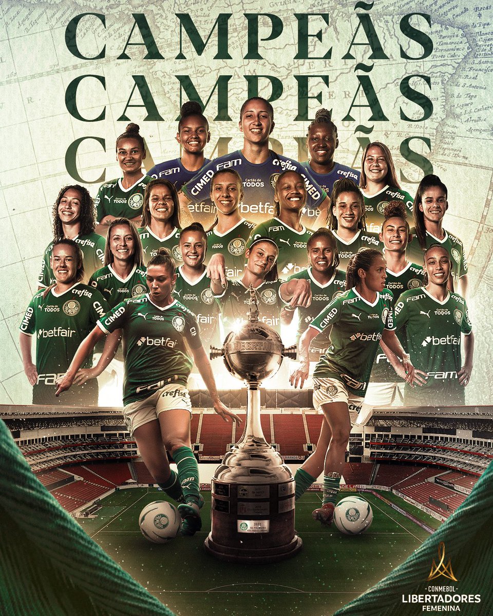 Palmeiras Feminino on X: PELA SEGUNDA VEZ NA HISTÓRIA, O CAMPEONATO PAULISTA  FEMININO É DO PALMEIRAS! 🏆🐷 #AvantiPalestrinas #PALxSAN   / X