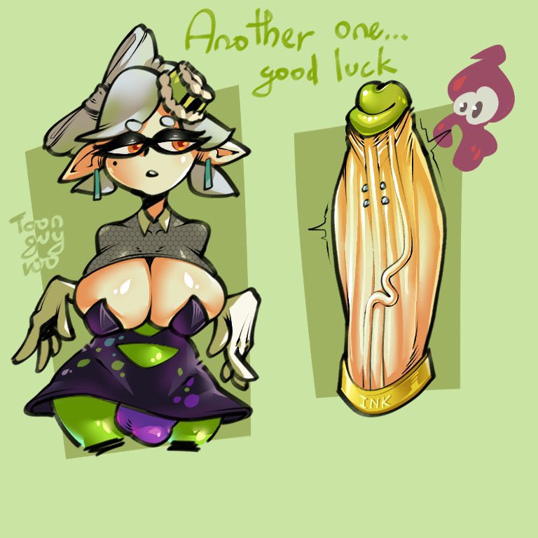 FutaCalamari's tweet photo. 🦑Marie Calamari🦑

🦑Strictly Futa
🦑Massive cock
🦑Bisexual
🦑Very chill
🦑Often Dom
🦑The green half of the squidsister
🦑18
🦑Can be seen in the square wearing a green kimono or casual attire
🦑Turf war veteran
🦑Loves to sexually tease her fans
🦑Will get overly horny https://t.co/DrPuZwqF3P
