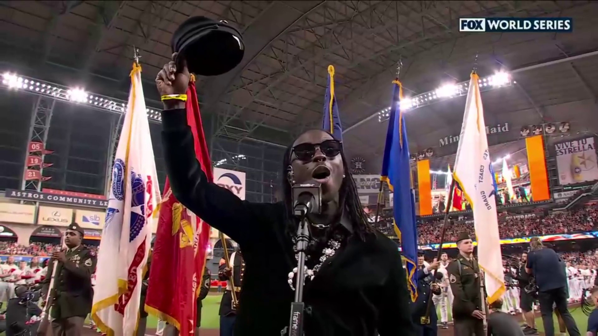 World Series 2022: Black Pumas singer Eric Burton blunders lyrics to  national anthem