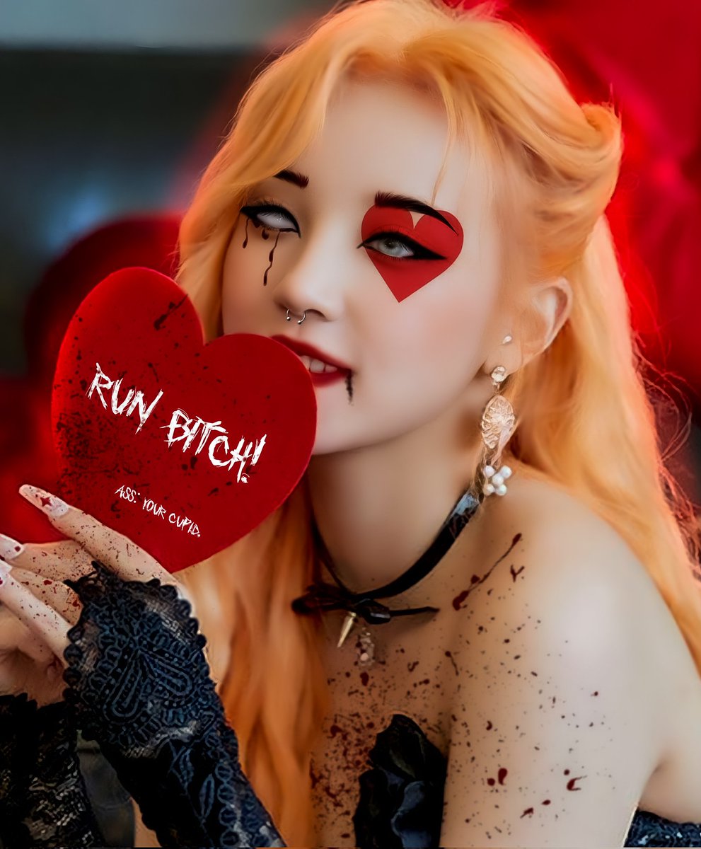 ᅟᅟᅟᅟᅟᅟᅟᅟᅟ
    ᅟ  Ooh cupido, vá longe de mim!! 
  ᅟ    ᅟ    #HalloweenBeldam
ᅟᅟᅟᅟᅟᅟᅟᅟᅟ