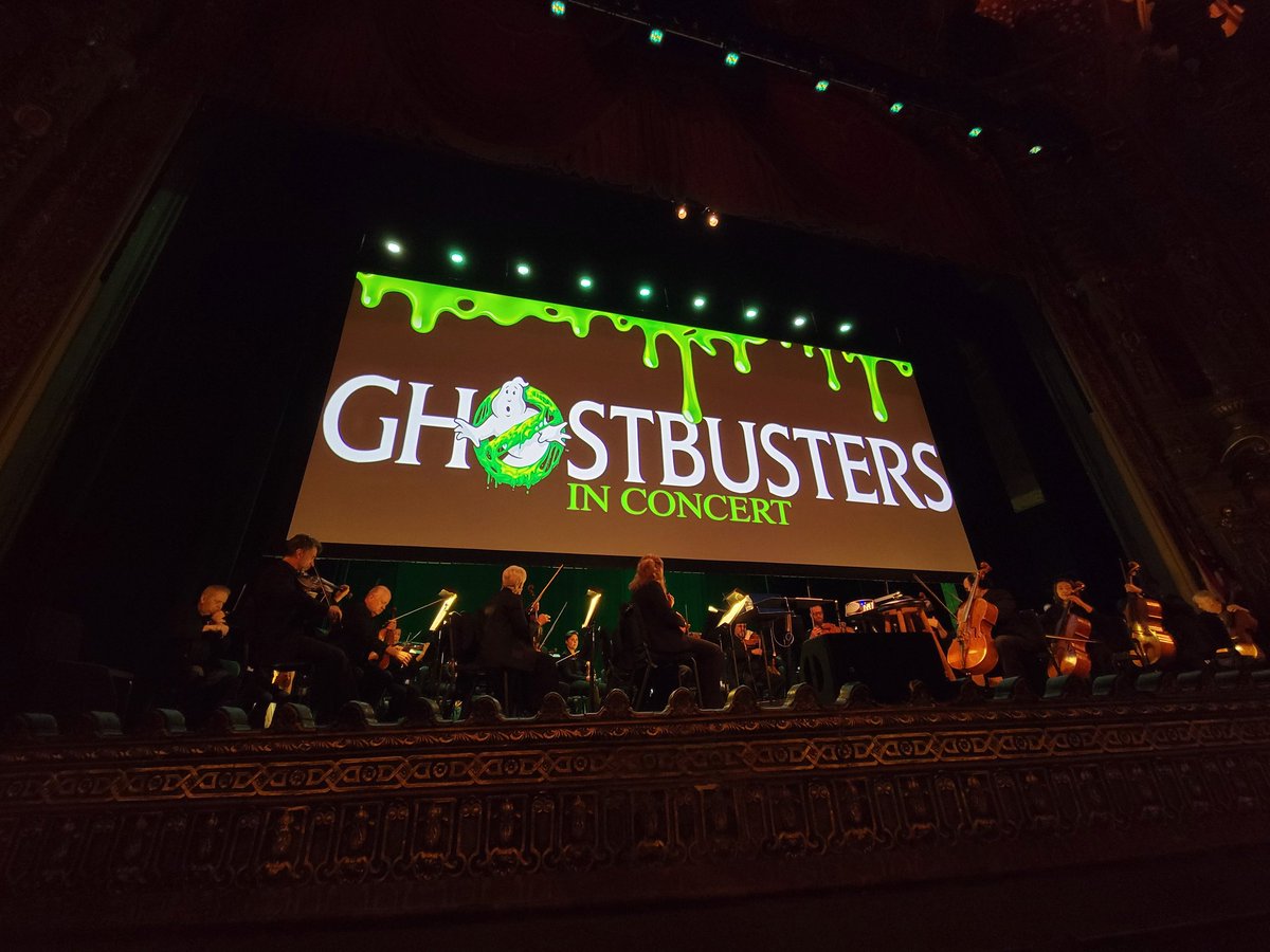 Well I made it to @OhioTheatre @CAPAColumbus to watch @Ghostbusters In Concert for a second time! #GhostbustersInConcert
