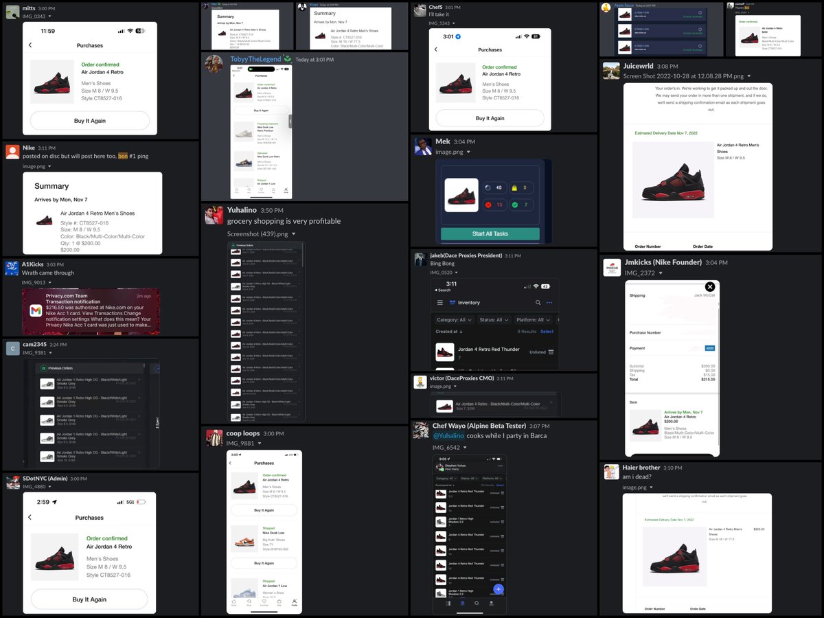 shoeplexus's tweet photo. We couldn't decide if combining or separating our member's cooks looked better..
So here's both. ๐ค
- In-store + Online Midnight Navy Jordan 4 Access Cooked
- Our usual 15 minute SNKRS shock warnings cooked Neckface SB Dunk Lows
- Members took Red Thunder Jordan 4 Stock on Nike https://t.co/wcAoAGd304