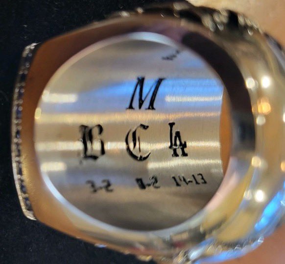 Rings are in and they are beautiful! Attention to detail.