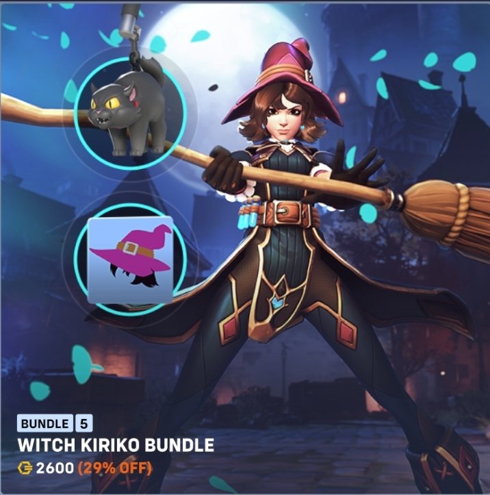 viewerOW's tweet image. 3 Kiriko Witch Bundles GIVEAWAY!
Perform these 3 steps to be eligible:

1) Follow @OWLOpinions
2) Like + RT
3) Comment the name of your favorite OWL player

Winners will be contacted in 24 hours! Good luck :D
