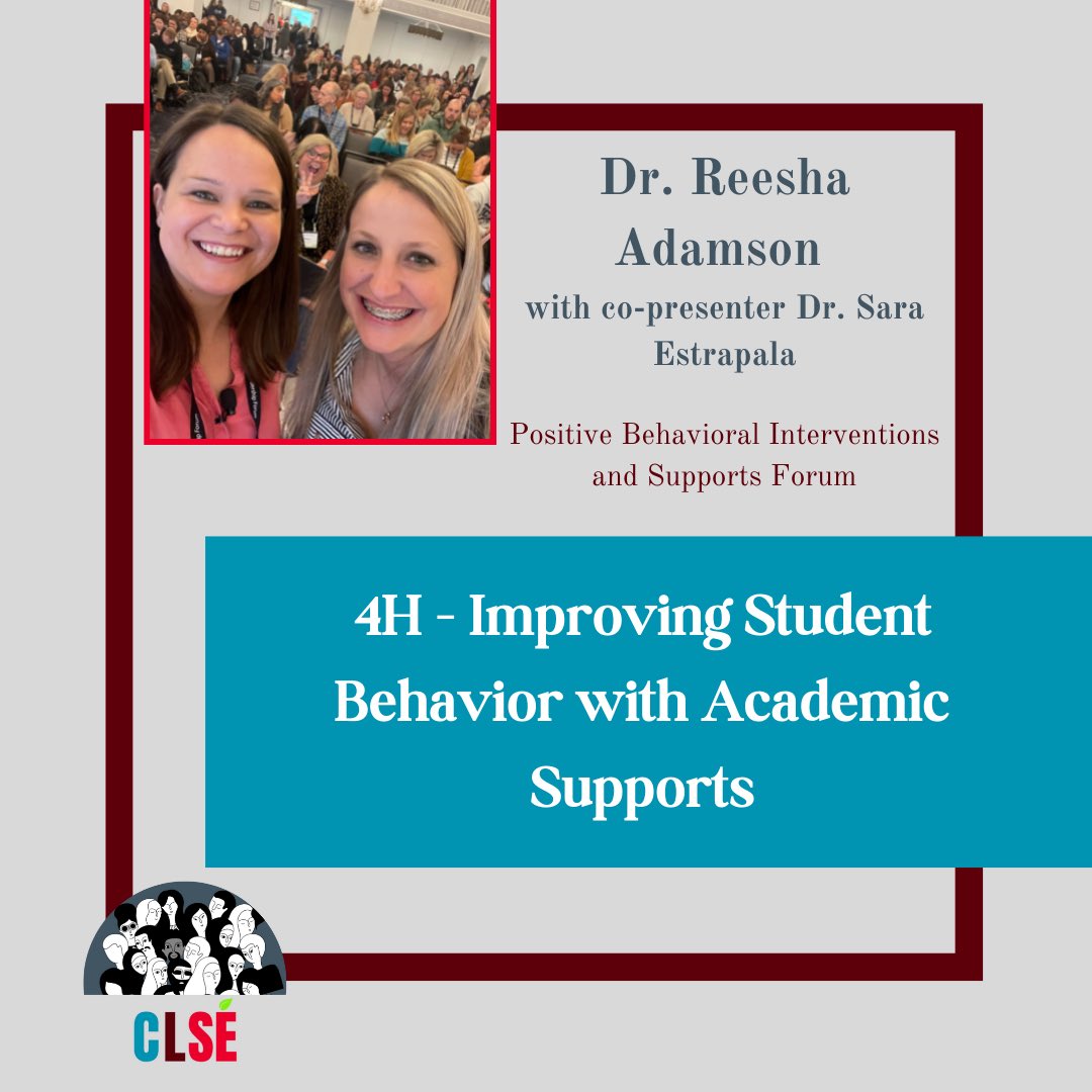 Congratulations to Dr. Reesha Adamson and her co-presenter on their presentation at the PBIS Forum in Chicago!