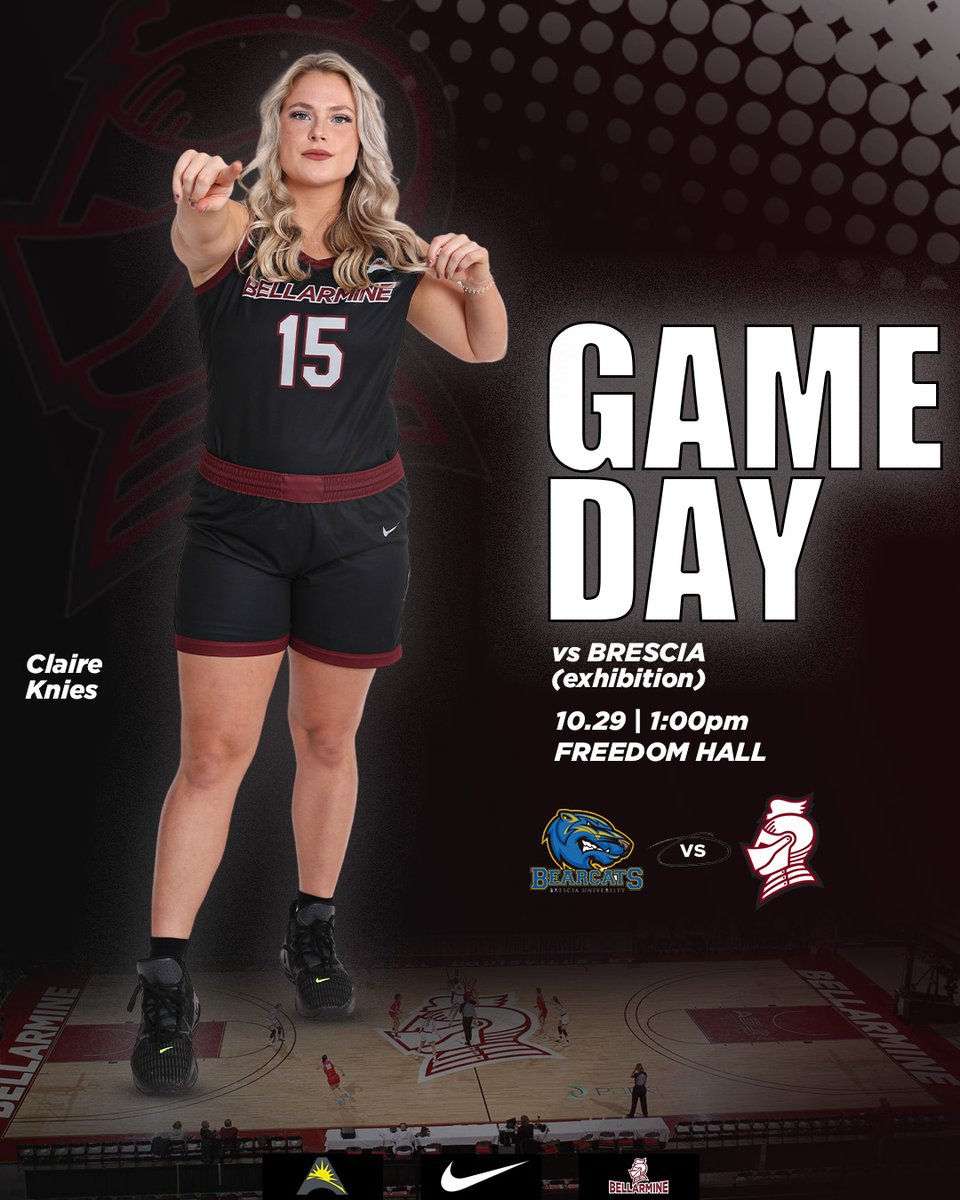 BUKnightsWBB's tweet image. Exhibition game day ‼️

🆚 Brescia
⏰ 1:00pm
🏟 Freedom Hall
📻 94.7 FM bit.ly/3HYLAuo
🎟 bit.ly/3E8Roz9
📊 bit.ly/35aUMNl

#SwordsUpBU