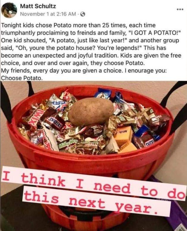 theatrigal's tweet photo. …is potato… https://t.co/zugTIoE5jL