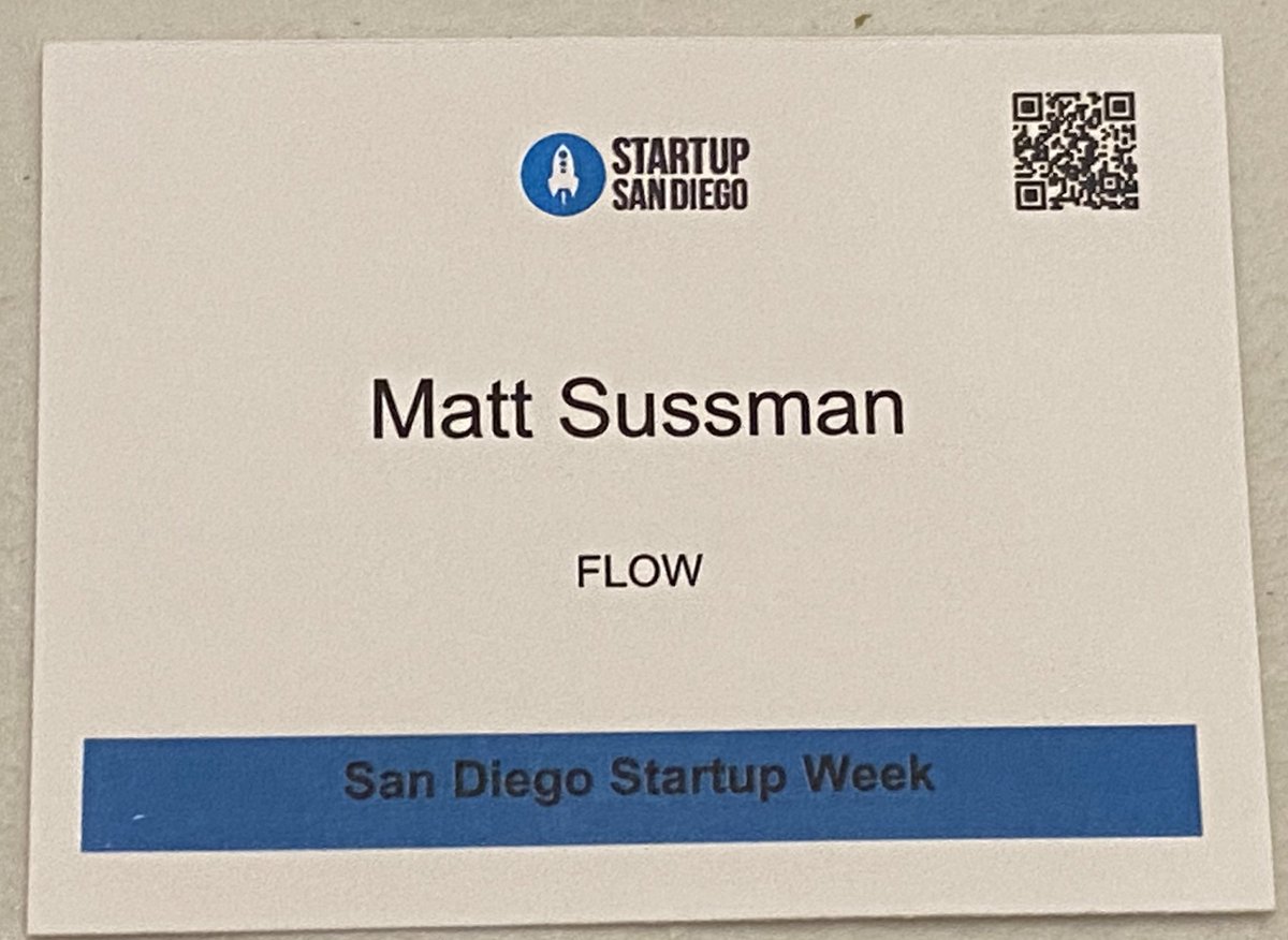 FLOWspeaking's tweet photo. FLOW Speak at San Diego StartUp Week 

CEO Matt Sussman was selected as one of 16 founders to join the pitch competition.

Thank you San Diego for this awesome opportunity to share our story.

#FLOWSpeak #sandiego #StartUp #pitchcompetition #networking #positivevibes #SpeakUp https://t.co/emf4UjSLeV