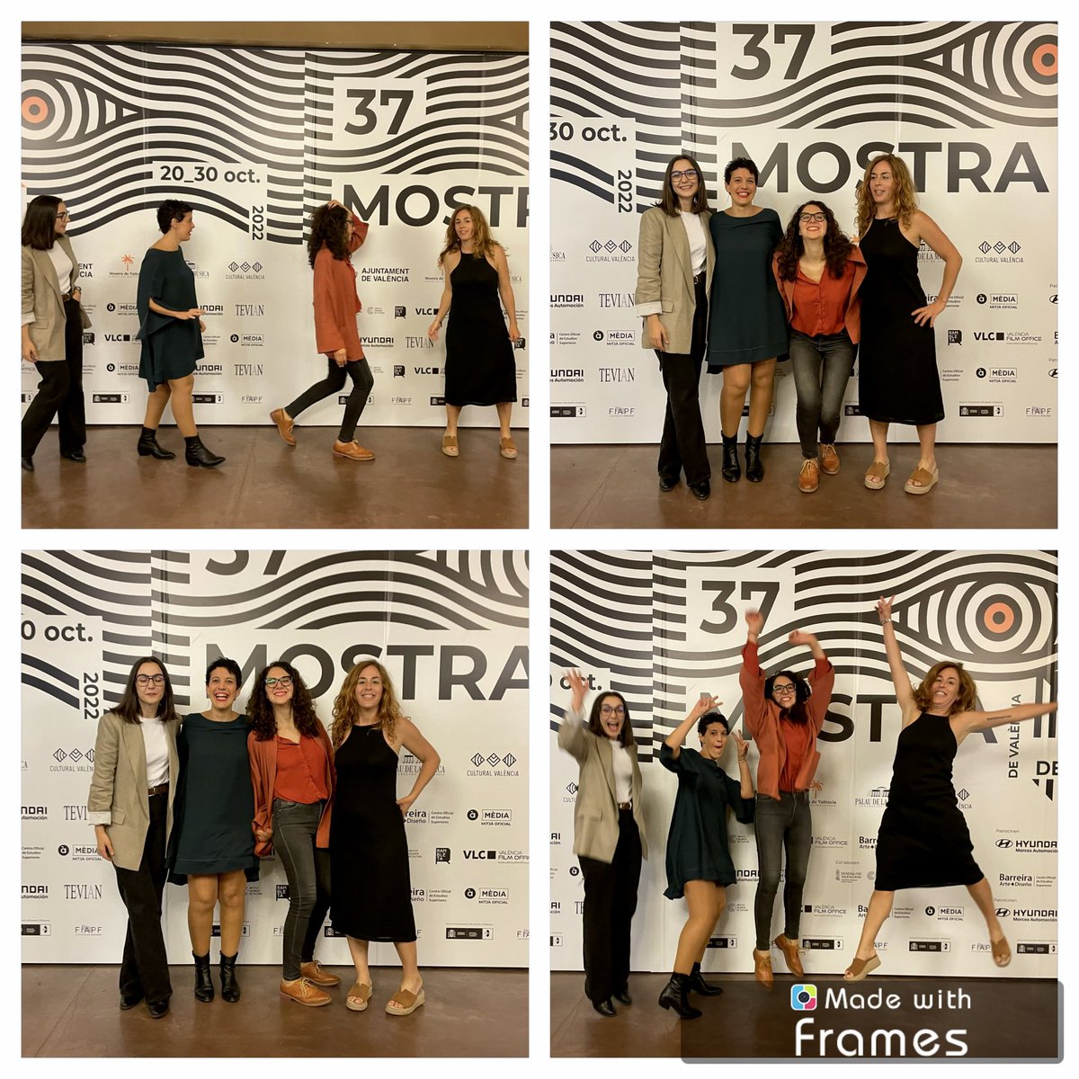 MarySuncheese's tweet photo. Colofó d’una setmana frenètica farcida del millor cinema del Mediterrani (@lamostravlc) en la millor companyia: les companyes del jurat (@Tell_estela i @SernaMariola) i la guanyadora del premi @ATRAE_ORG a la millor traducció: @Mariapratsvidal 

👏🏼L’enhorabona, companya! 👏🏼 https://t.co/qyc8TaSC3N