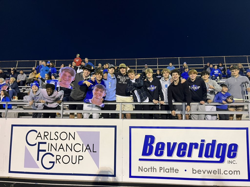 CP Sports Network (@cpvarsitysports) on Twitter photo Kudos to some of the <a href="/CreightonPrep/">Creighton Prep</a> student body for making the 4 hour trip to North Platte! Dedication by the students, parents, and other fans who made the journey! Kudos to some of the <a href="/CreightonPrep/">Creighton Prep</a> student body for making the 4 hour trip to North Platte! Dedication by the students, parents, and other fans who made the journey!