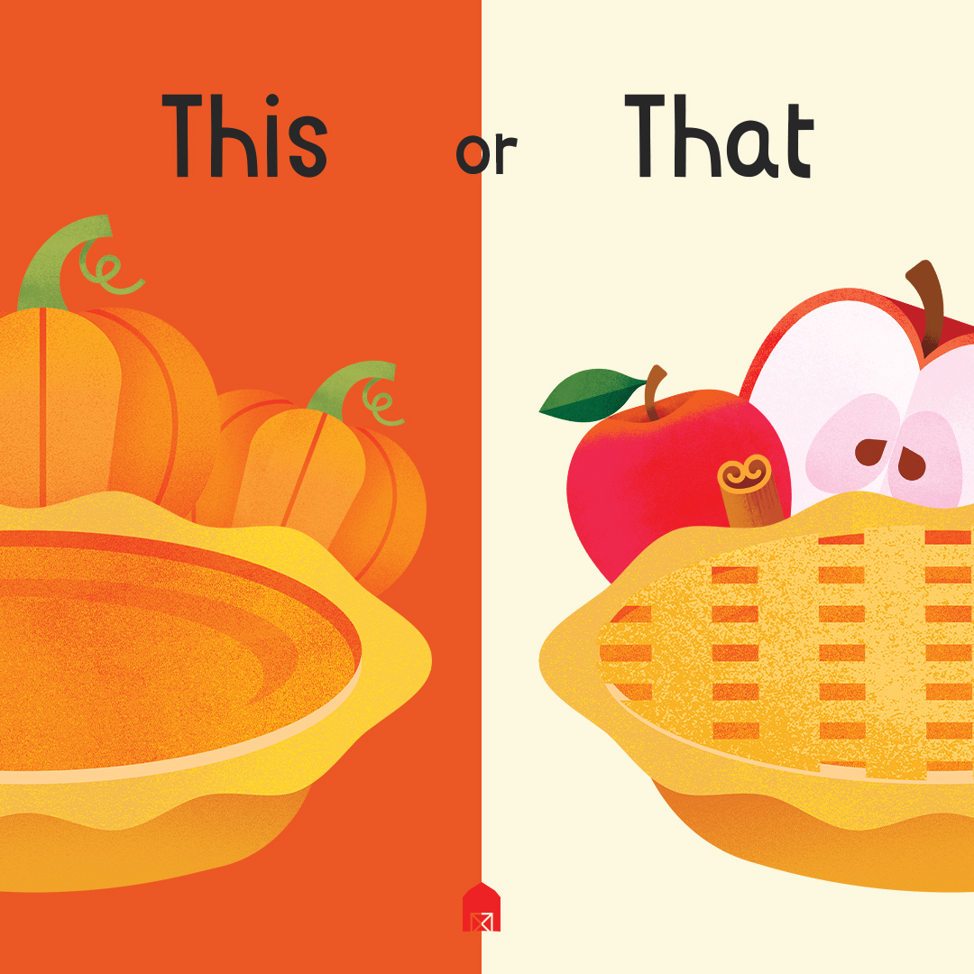 Fall = pie season 🥧

Which one has your heart: 🎃 or 🍎?
