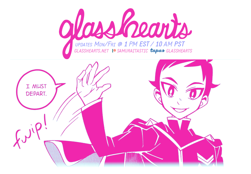 time is fleeting, after all
-------------------------------
read at: https://t.co/3pq0H72rNe 💖
-------------------------------
#glasshearts #webcomic 