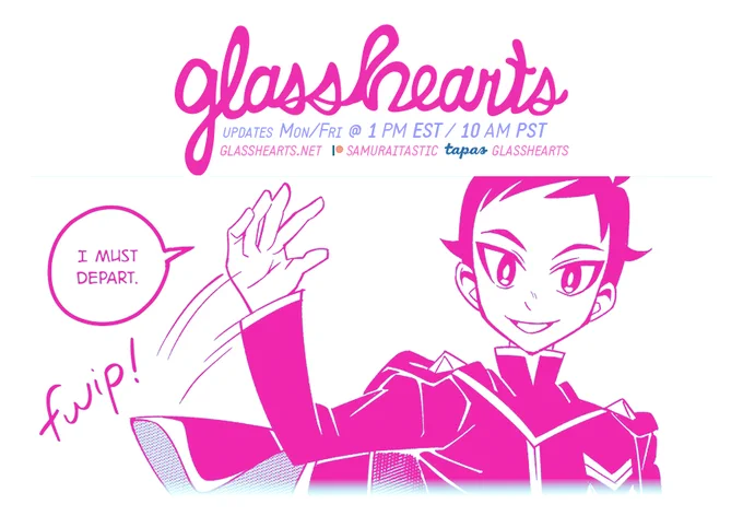 time is fleeting, after all
-------------------------------
read at: https://t.co/3pq0H72rNe 💖
-------------------------------
#glasshearts #webcomic 