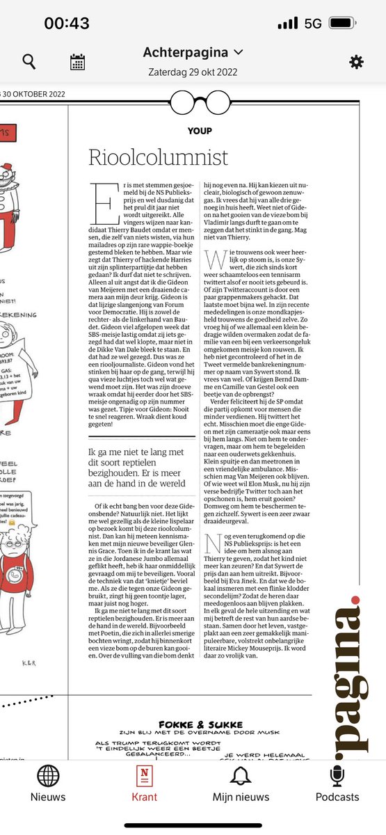 youpvanthek's tweet photo. .@nrc Rioolcolumnistenzaterdag https://t.co/4ftiAVZf5C