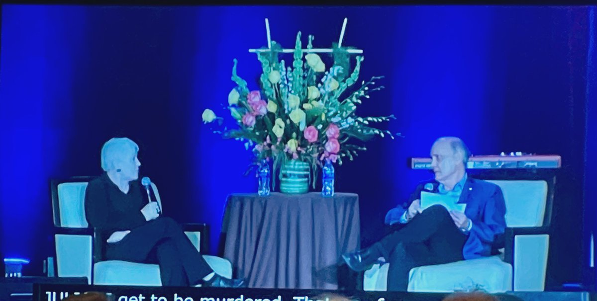 Letha_Hughes's tweet photo. And now, A Conversation with (the delightful) Julia Sweeney @JuliaSw35262050 
(interviewed by @DanBarker53711)

Letting Go of God was a big hit with atheists - but she’s had a long and storied comedy career. Many love her movies and SNL work too🙋‍♀️

#FFRFCon2022 
#DOMessWithTexas https://t.co/eqmt9uECmM