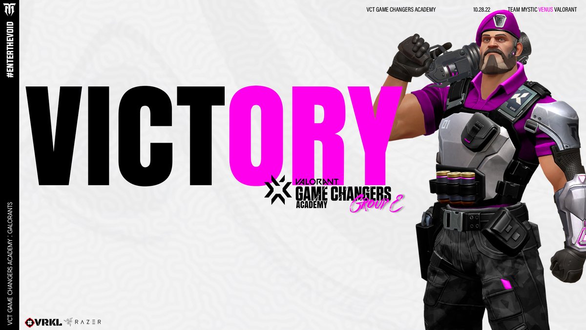 MysticGamingNA's tweet image. Day 1 | ✅

v. #SkyesSeekers | 13 - 2
v. @NMG_gg Celeste | 13 - 3
v. #OneMoreGame | 13 - 3

GG WP Group E! 
⭐️@Galorants 
See you tomorrow #VCTGameChangers