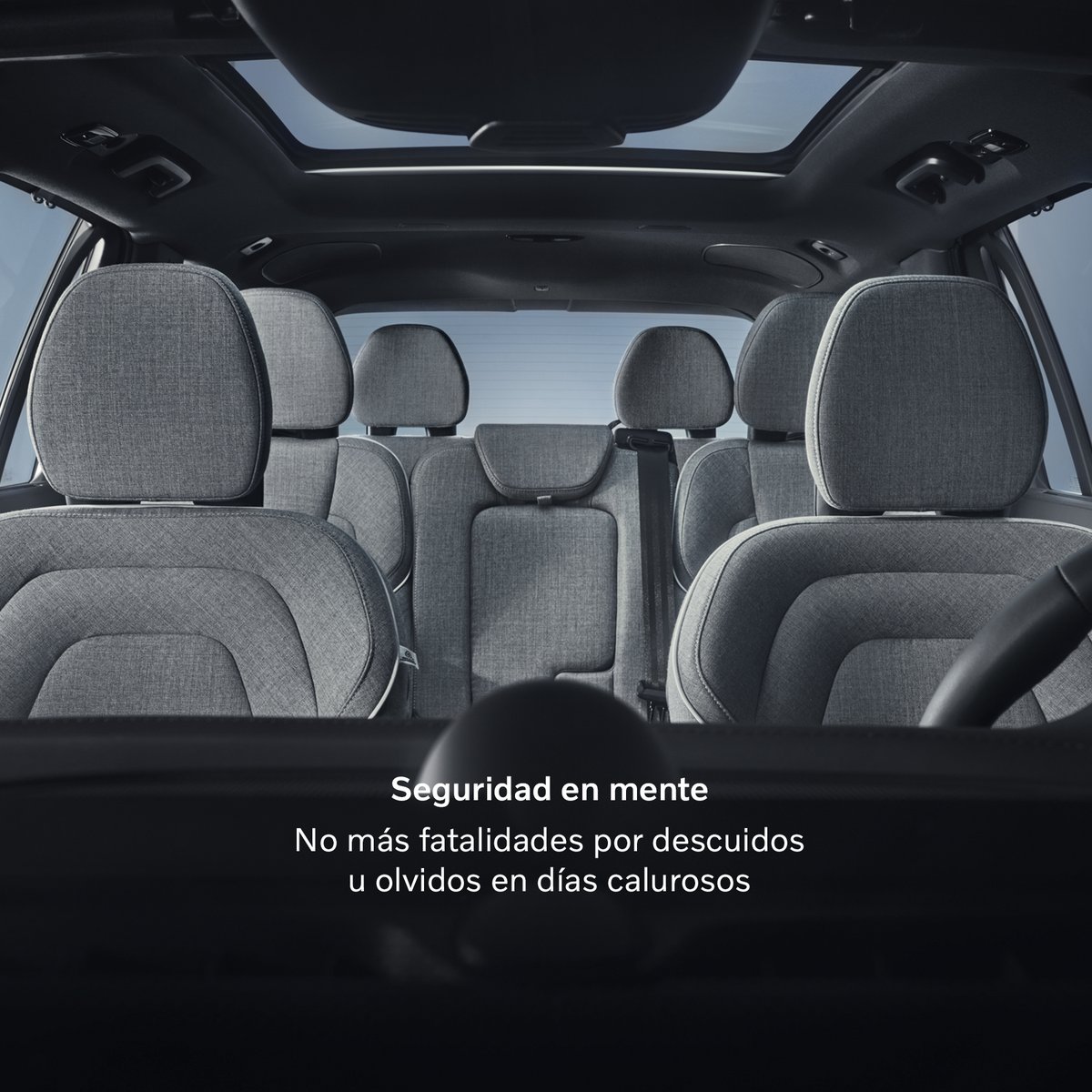 Volvo #EX90 llegará con un sinfín de innovaciones, entre ellas un avanzado sistema de radares de movimiento dentro de la cabina que podrá detectar niños, bebés y mascotas, reduciendo el número de olvidos y accidentes mortales. #ForEveryonesSafety #SafetyInMind