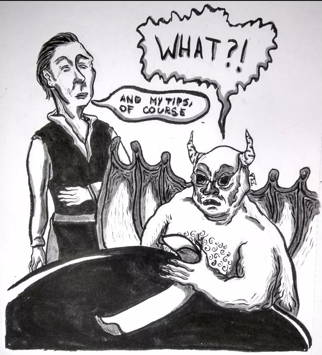 drawlloween's tweet photo. @dlart.e is serving a clever take

#Drawlloween https://t.co/4Kqd00lPzY