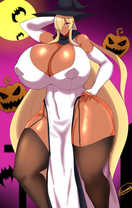 去年描いたオリジナル魔女 