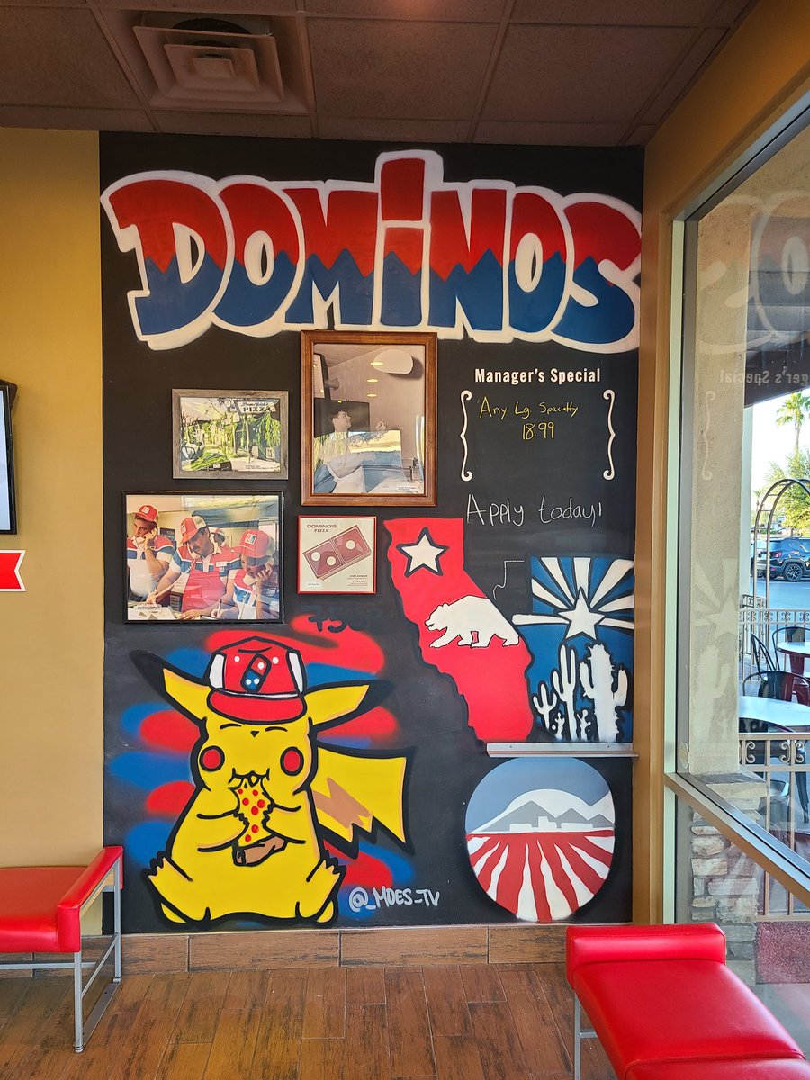 Boss surprised me with some chalk wall art done at my store lol