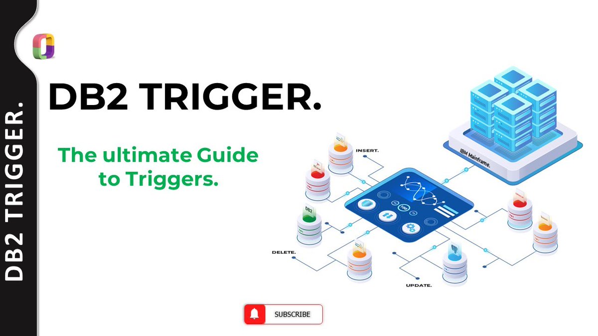 topictrick's tweet photo. DB2 triggers or simply triggers are pieces of code executed in response to a SQL data modification operation. Click the link to watch the video.
https://t.co/CywYJOutLz
#db2 #cics #vsam #mainframe https://t.co/O5ebhzb2W7