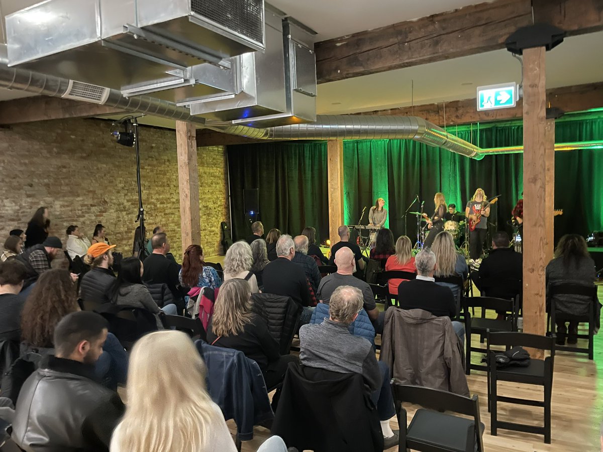 glott77's tweet photo. Packed house in Orillia celebrates the kick off to @skyewallace Terribly Good Tour! Awesome music and raising money for a great cause.
#skyewallace #terriblygood #recordrelease #orillia #ontour #livemusic https://t.co/CB46R5yOY9
