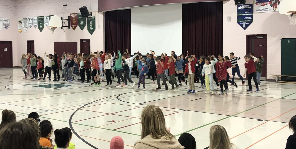 Thank you <a href="/tchisholm20/">Tracy Chisholm</a> for teaching our primary division a dance to share at our <a href="/WSherwoodFox/">WSherwoodFox</a> monthly assembly today!