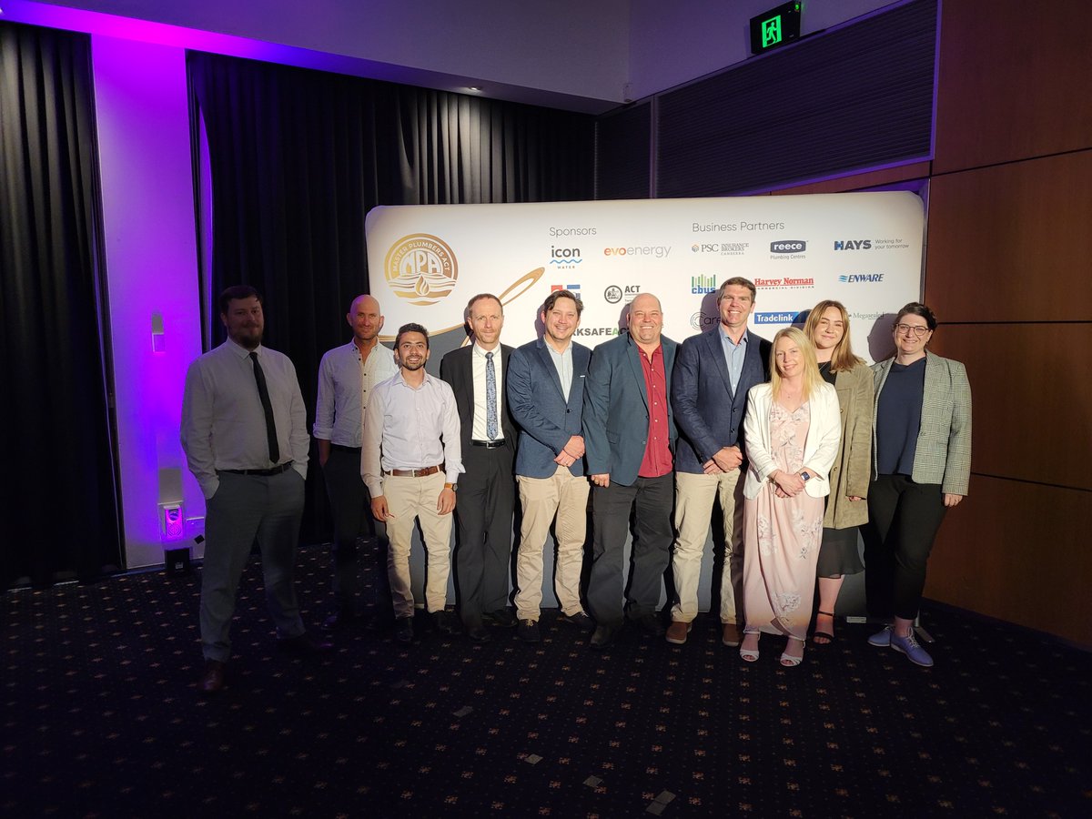 Last night we attended the <a href="/MPA_ACT/">Master Plumbers Association - Canberra ACT</a> Industry Excellence Awards. It was great to see rising stars and industry veterans coming together to celebrate the crucial role plumbers play within our society.

Congratulations to the night's winners and nominees, you're all champions!