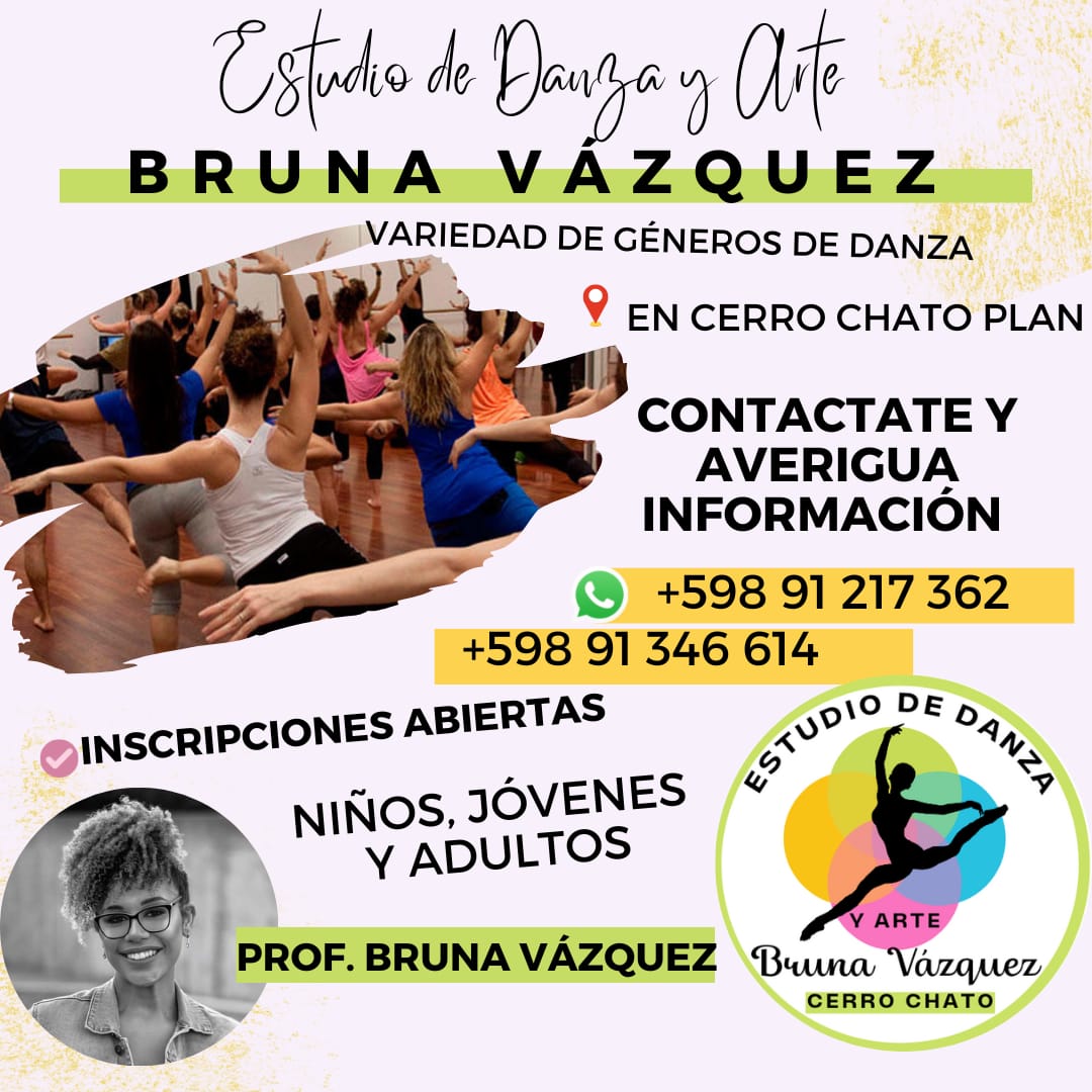 💃🕺Inscripciones Abiertas 
Clases de Danza en Cerro Chato gestionadas por el colectivo  MACÉ y apoyados por distintas instituciones locales .