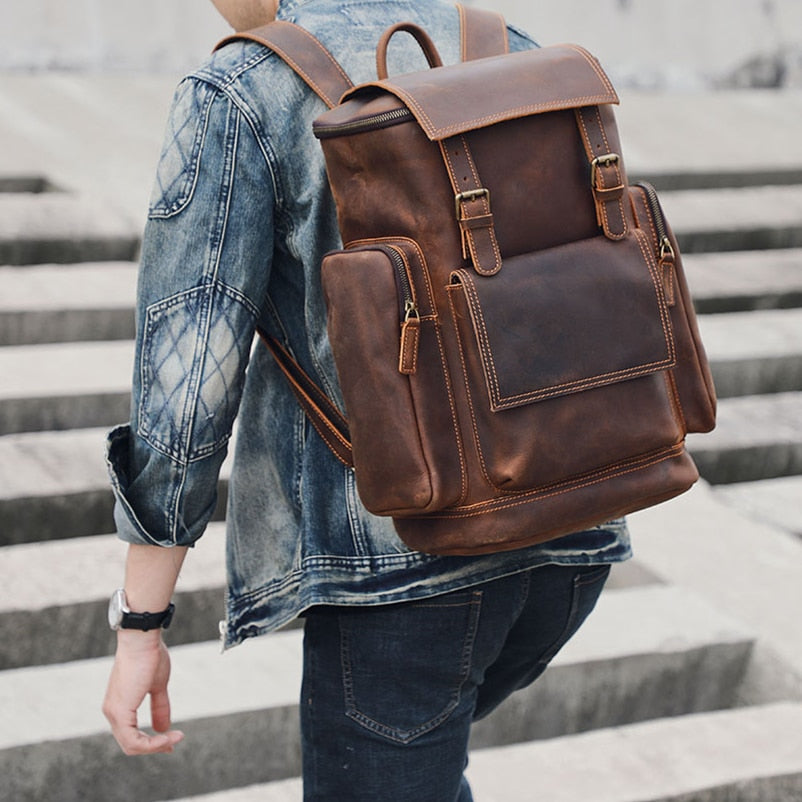 gerald_black1's tweet image. Men's Vintage Designer 100% Genuine Leather Handmade Flap Backpacks Buy here fashion.geraldblack.com/3UlzW27
#backpackstyle #backpackstore