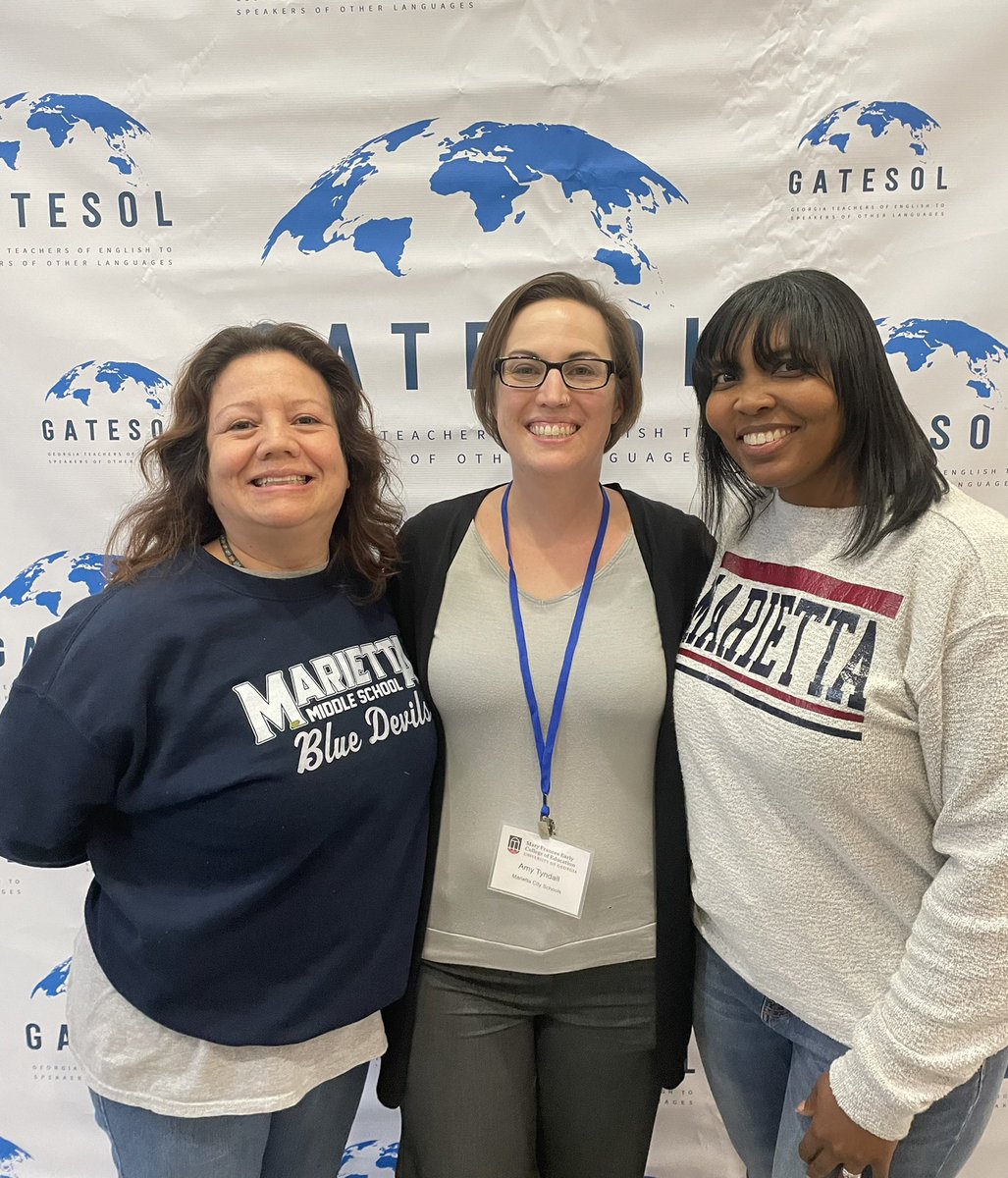 msadeowens's tweet photo. MMS ESOL team building knowledge at the GATESOL conference! @GATESOLpeach @MariettaMiddleS https://t.co/d3BIqV2vjp