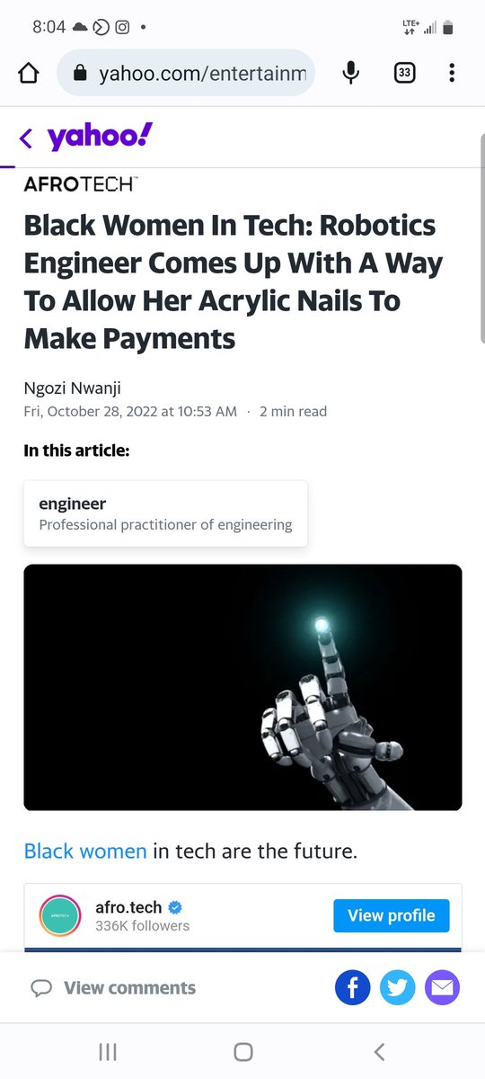 Black Robotics Engineer. Pays With Her Acrylic Nails. Her Nails Has A Chip In It. news.yahoo.com/black-women-te…