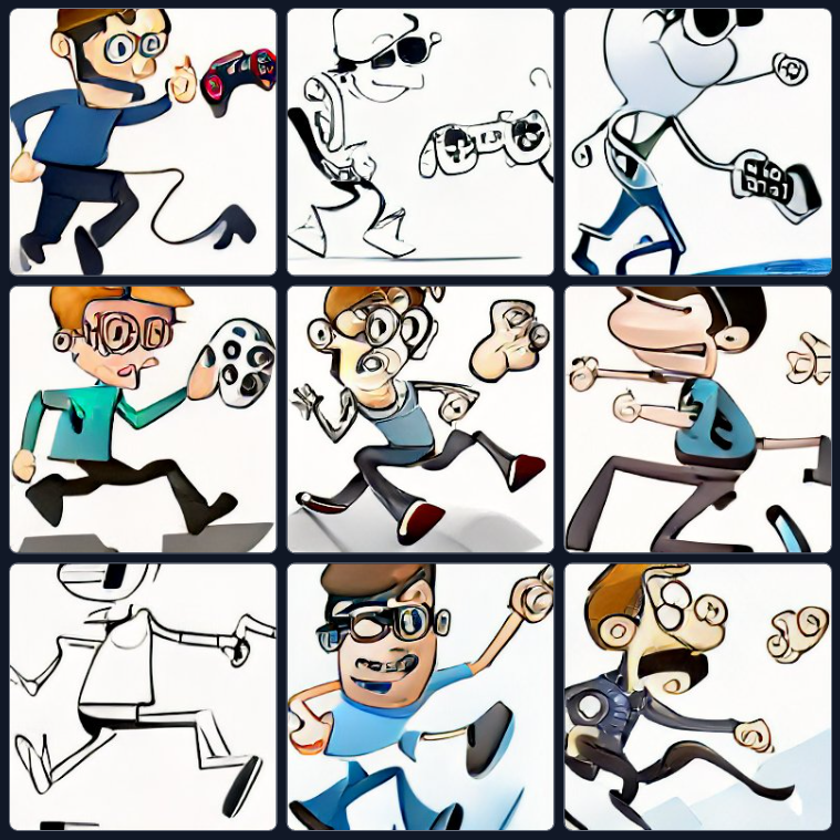 UATGameStudios's tweet photo. The #GamerGeek is usually presented in #Cartoon or #Animation form but in today's #Craiyon images he is trying a walking motion. The #Gamer #Geek celebrates #InternationalAnimationDay & recognizes the #Animators out there.
#NationalAnimationDay #WorldAnimationDay #AnimationDay https://t.co/LIxMFFGaT7
