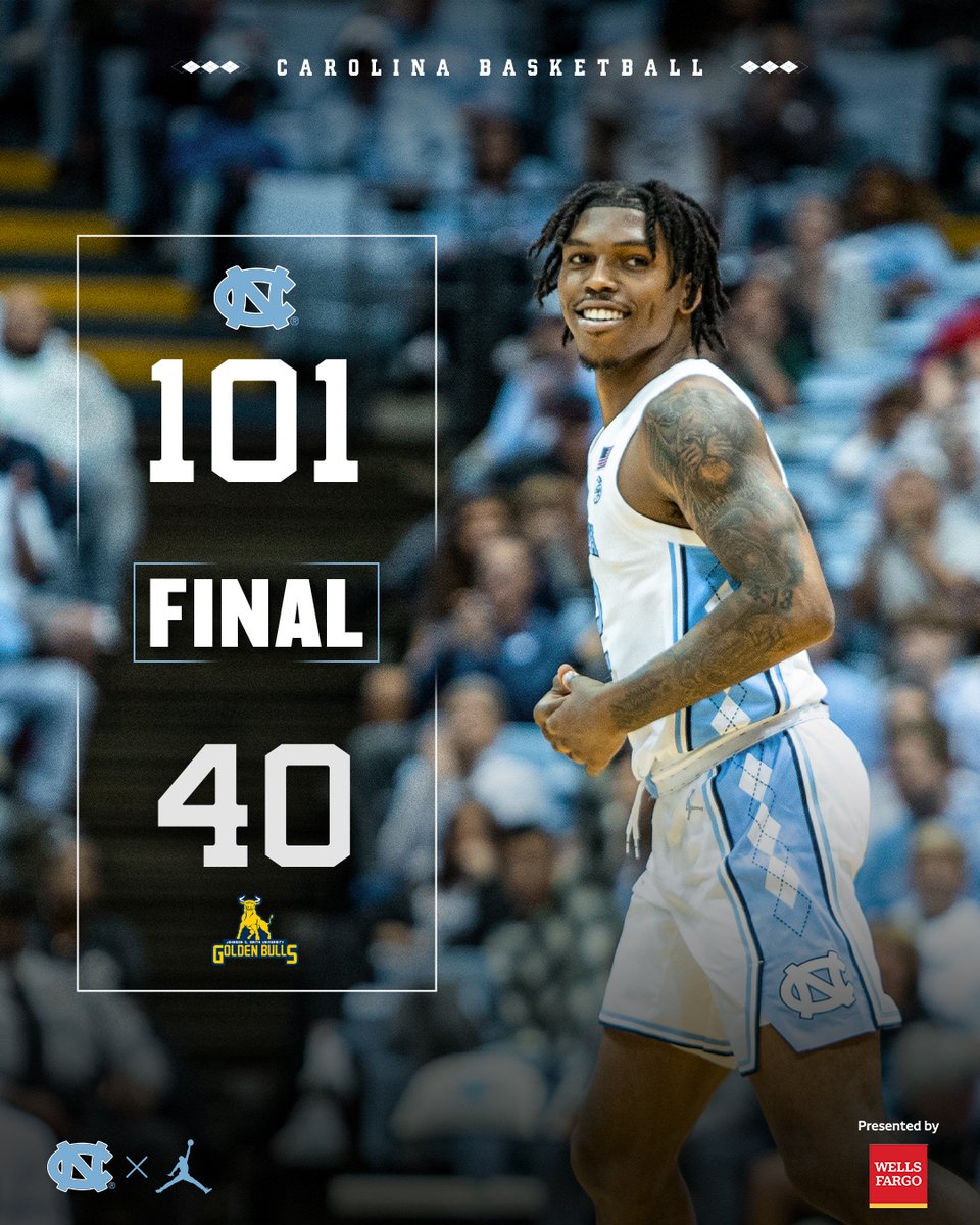 Final.

#CarolinaFamily | <a href="/WellsFargo/">Wells Fargo</a>