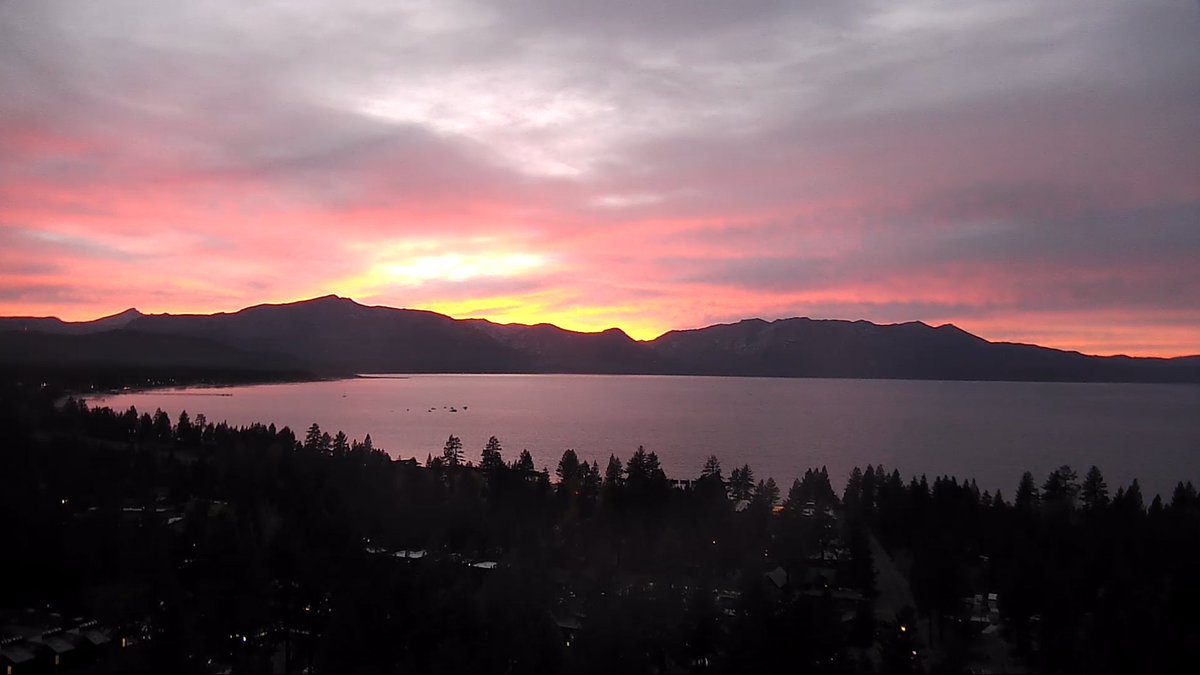 Lake Tahoe with a nice Friday sunset