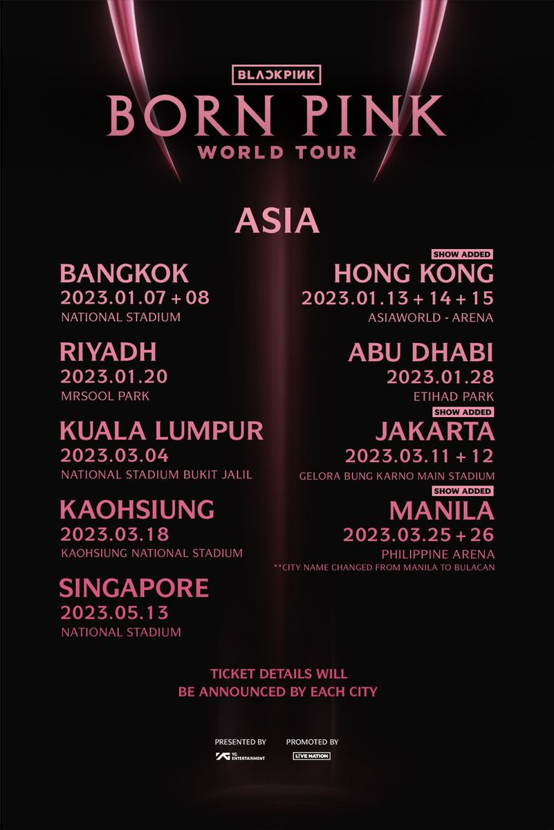 Renting blackpink early bird for Asia tour except for Kuala Lumpur. 2 early bird memberships available. 

Note: can buy up to 2 tickets for 1 membership. DM if interested 🫶🏻
#BORNPINK 
#BLACKPINK_WORLDTOUR #BLACKPINK #BLACKPINKWorldTour2022