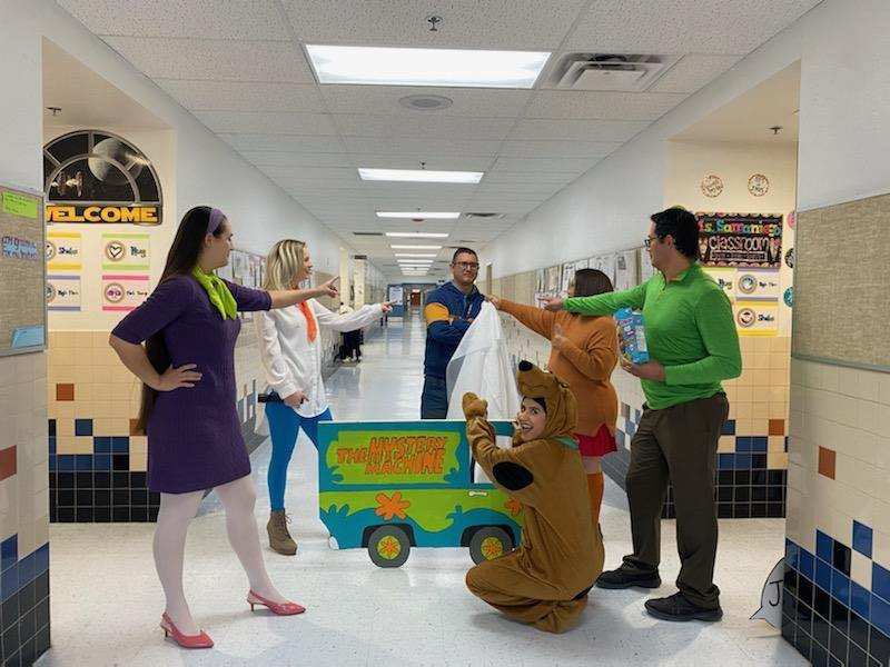 Our Faculty and staff closing out #RedRibbonWeek2022 with a friendly themed competition…

Our Science Teachers…👇🏽